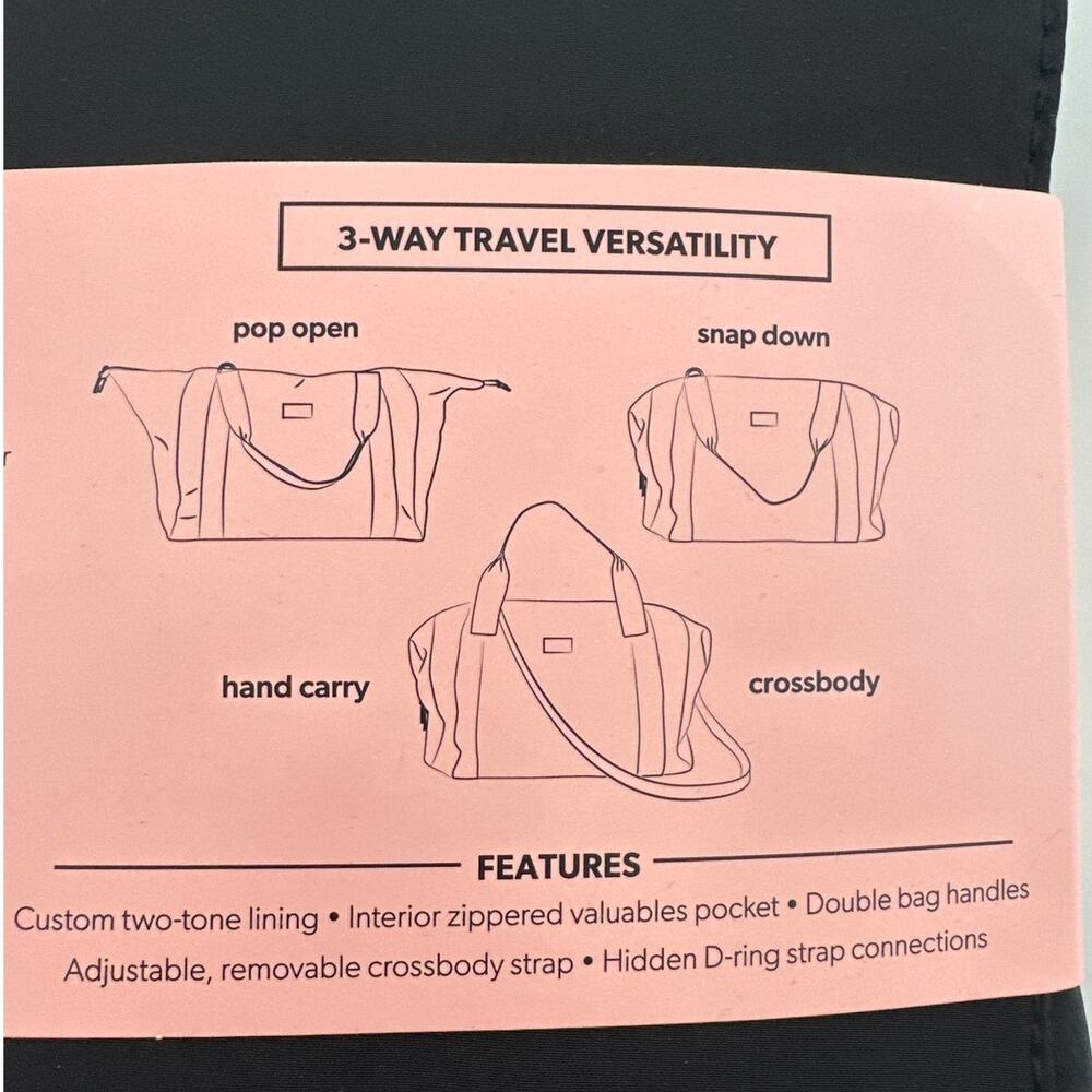 Kedzie Triple Threat Foldable Duffle Bag One Size - Picture 5 of 8